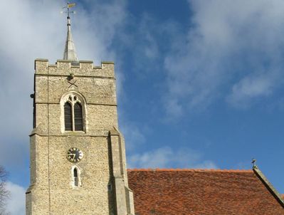Church Tower in Spring
