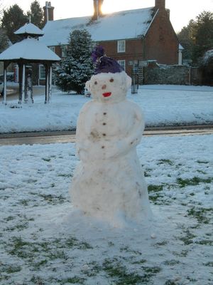 Snowman On The Green
