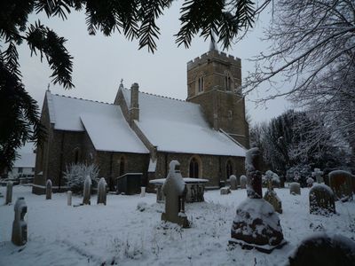 Snow Scene at St. Mary's
